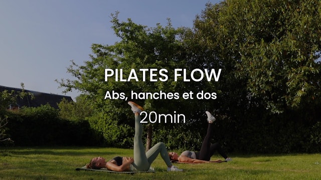 Pilates Flow : Abs, hanches et dos 20min