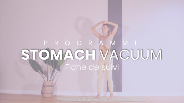 Fiche de suivi Programme Stomach Vacuum