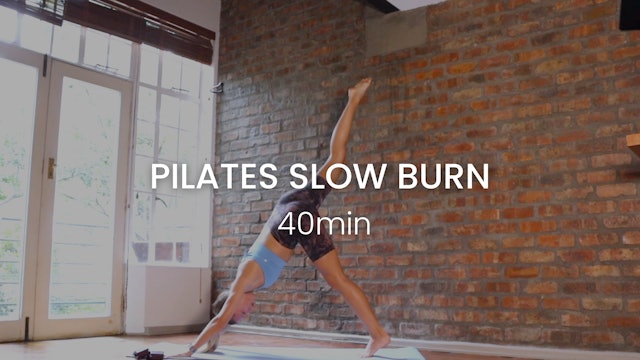 Pilates Flow Slow Burn 40min 