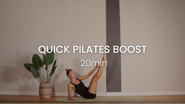 NEW! Quick Pilates Boost 20min