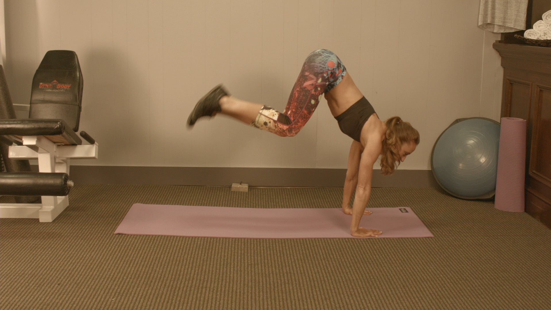 Side to Side Plank Hops