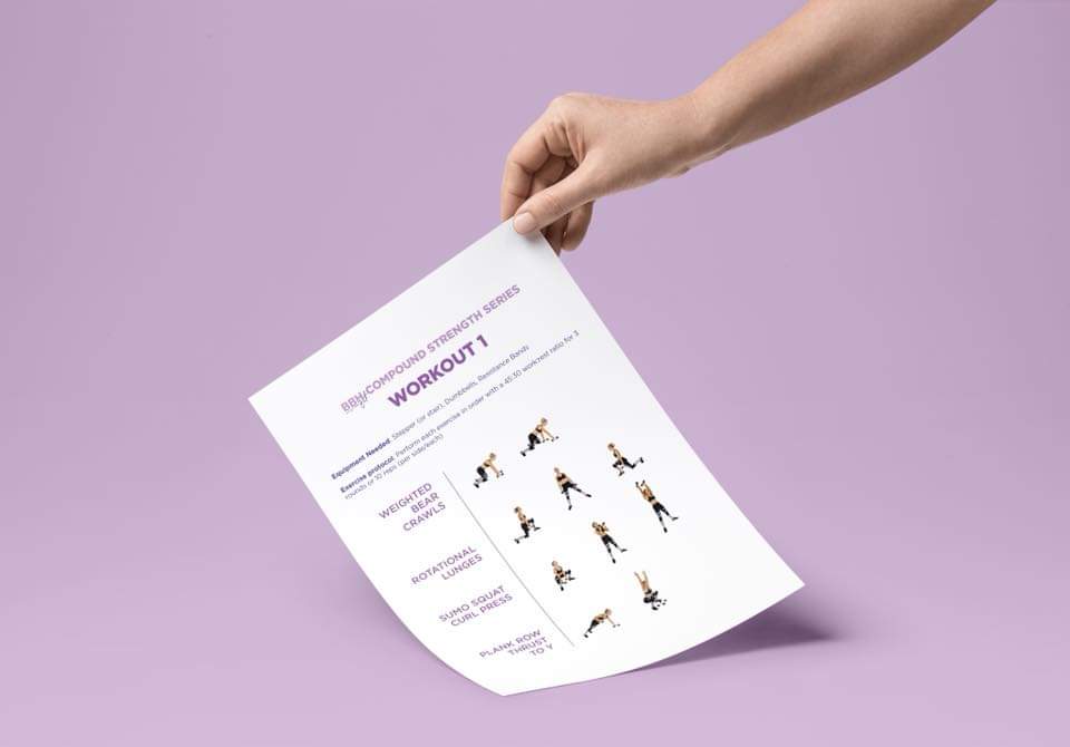 Holiday Hustle Workout Schedule + Tracker