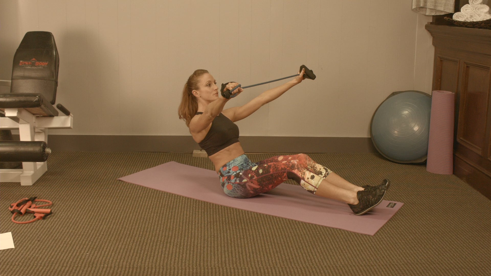 Lean Back and Side Reach