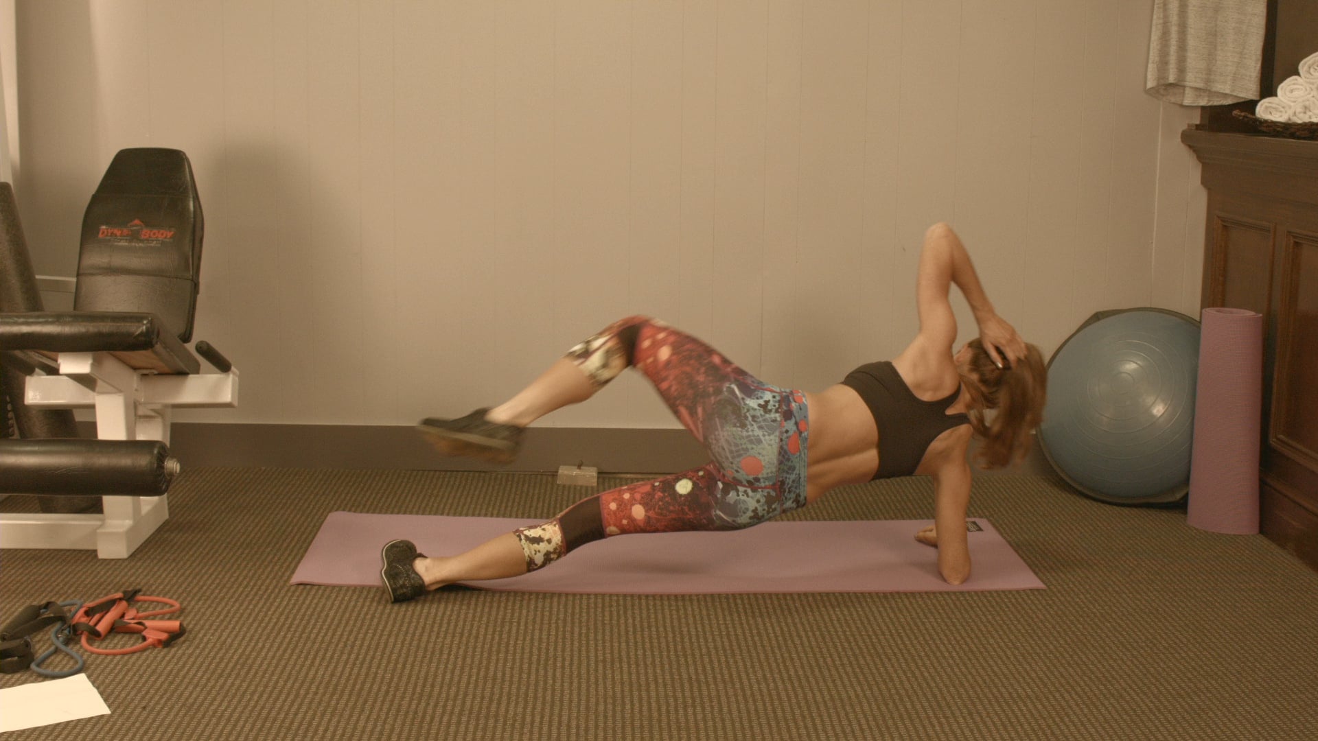 T-Spine Rotation with SIde Crunch