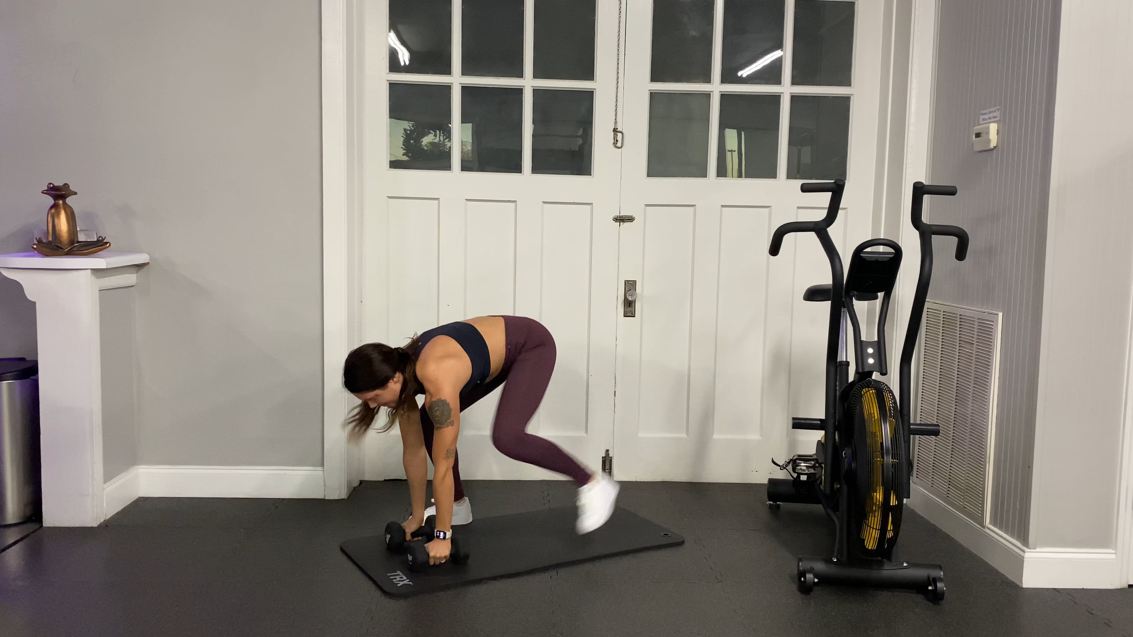 Curl press to hip thrust