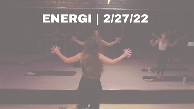 ENERGI: SUN 2/27/22 