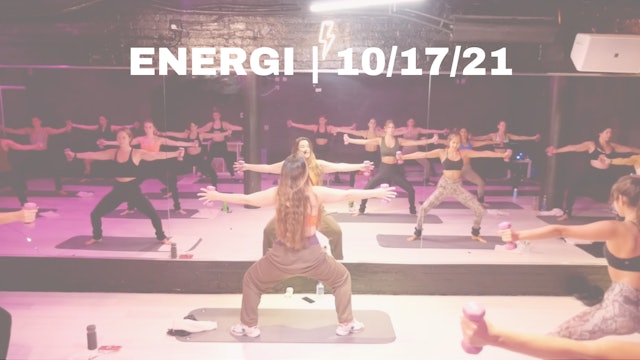 ENERGI: SUN 10/17/21