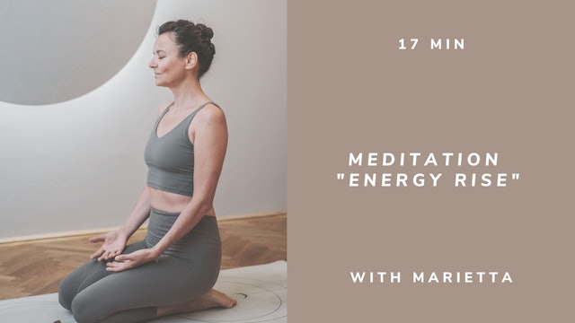 17min Energy Rise Meditation - with Marietta (english)