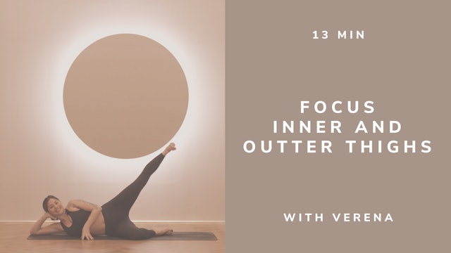 13min Focus inner&outer thighs with Verena (english)