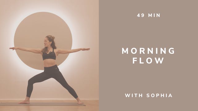 49 min Morning Yoga Flow with Sophia ...