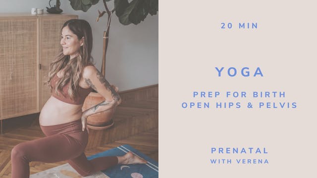 PRENATAL YOGA "Prep for Birth, open Hips & Pelvis"