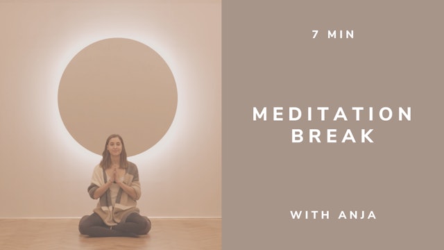 10min Meditation Break with Anja (english)