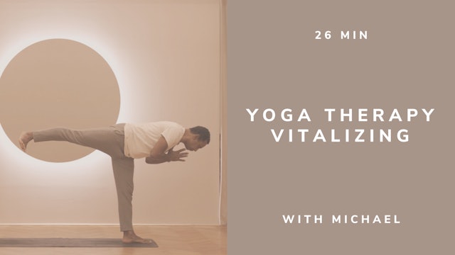 26min Yoga Therapy Vitalizing with Michael (english)