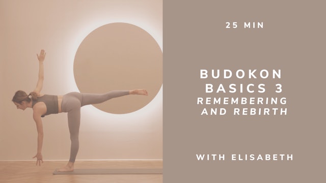 25min Budokon Basics Three - Remembering and Rebirth with Elisabeth (english)