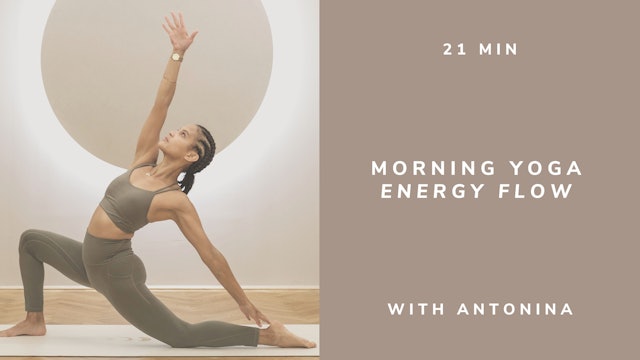 21min Morning Yoga Energy Flow - with Antonina (english)