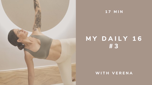 17min My Daily 16 #3 - Feelgood Flow with Verena (english)