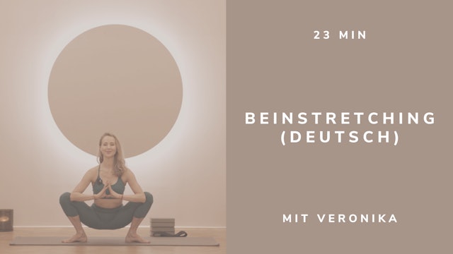 25 min Beinstretching mit Veronika (deutsch)