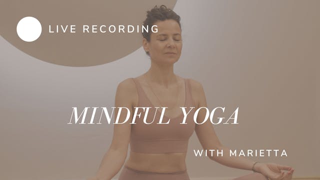Mindful Yoga with Marietta (16.12.22 ...