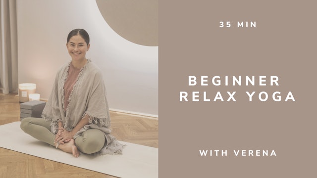 35 min Beginner Relax Yoga with Verena (english)