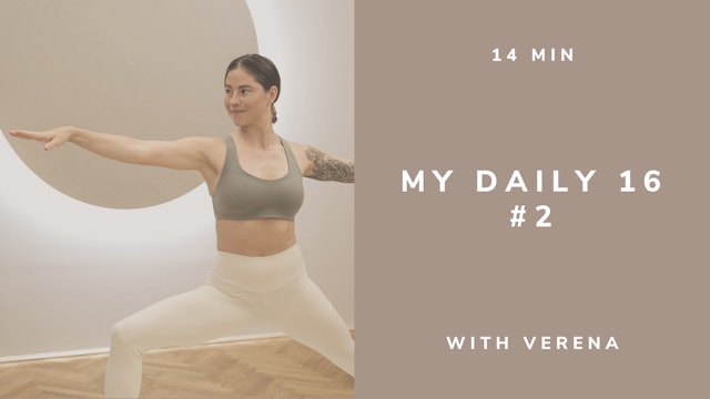 14min My Daily 16 #2 - Vinyasa Flow with Verena (english)