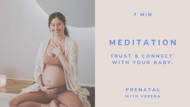 PRENATAL MEDITATION "Trust & Connect with your Baby"