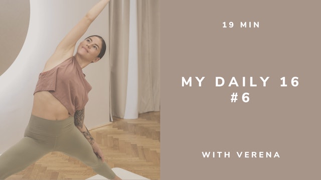 19min My Daily 16 #6 - Centering Flow with Verena (english)