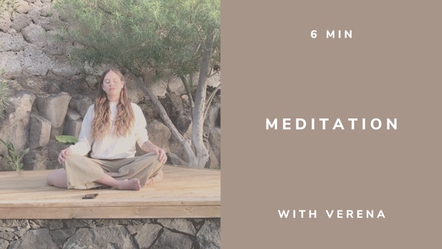 6min Meditation for Mindful Awareness with Verena (english)