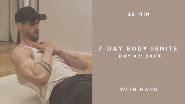 7-day Body Ignite // DAY #3: Back