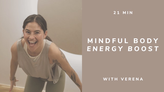 MINDFUL BODY Energy Boost with Verena (english)