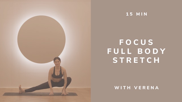 15 min Focus Fullbody Stretching with Verena (english)