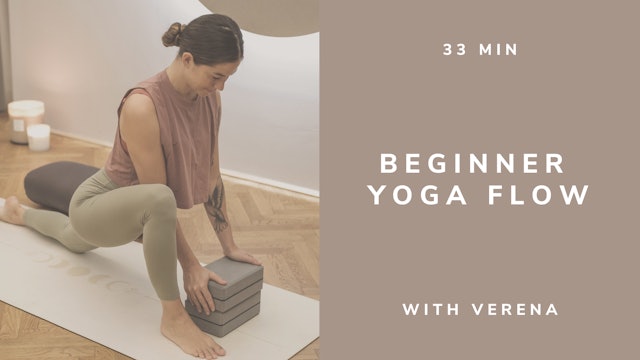 33min Beginner Yoga Flow - with Verena (english)