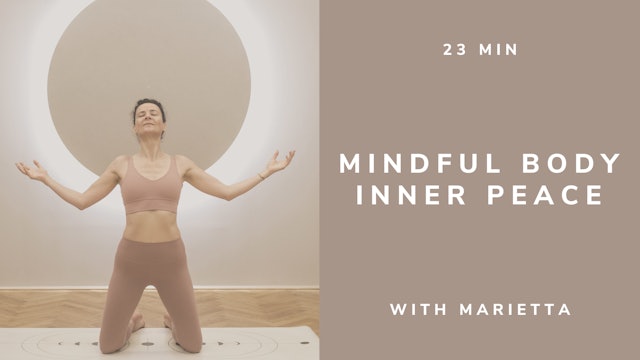 23min Mindful Body - Inner Peace with Marietta (english)