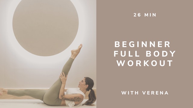 26min Beginner Fullbody Workout with Verena (english)