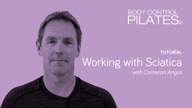 Tutorial: Working with Sciatica with Cameron Angus