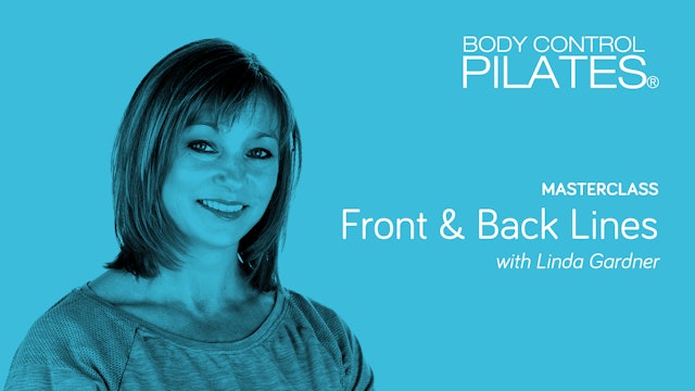 Masterclass: Front & Back Lines with Linda Gardner