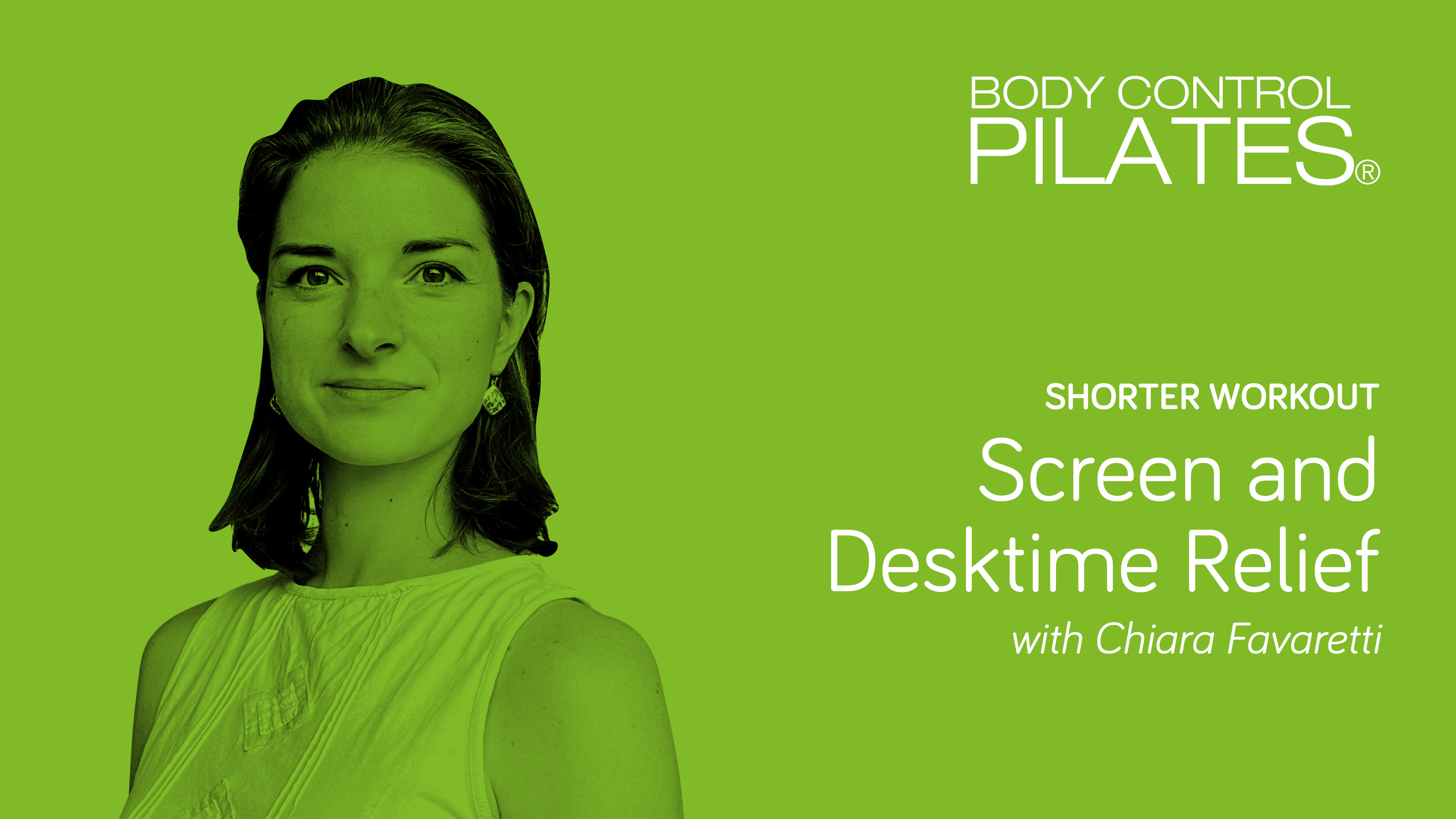 Shorter Workout: BEGINNER LEVEL - Screen & Desktime Relief with Chiara Favaretti