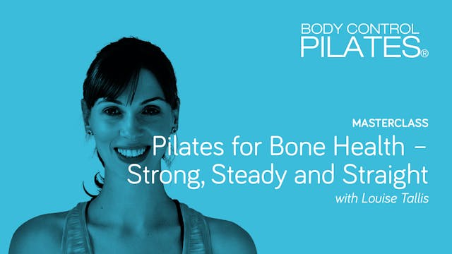 Masterclass: Pilates for Bone Health ...