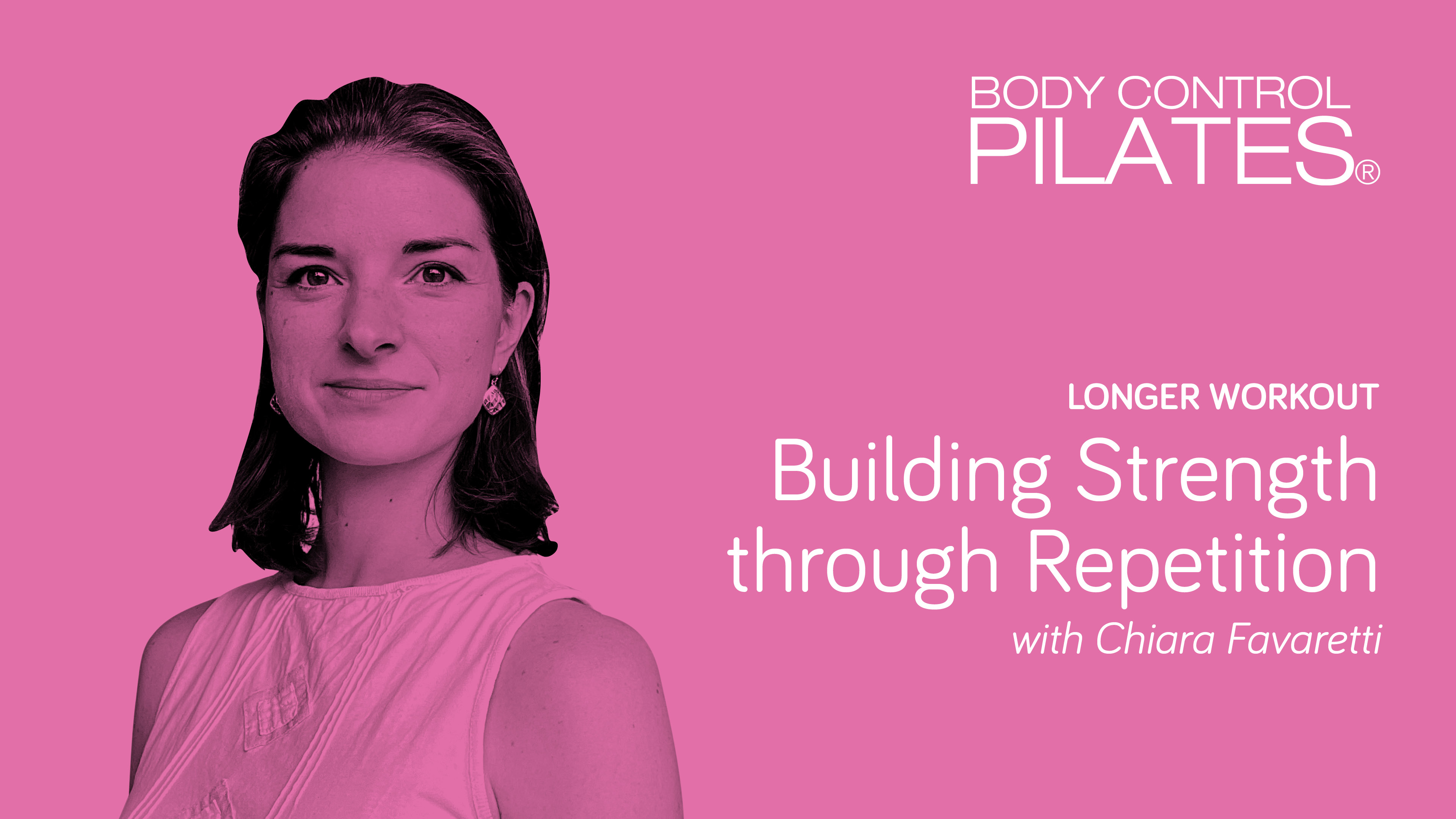 Longer Workout: ADVANCED LEVEL- Building Strength through Repetition with Chiara