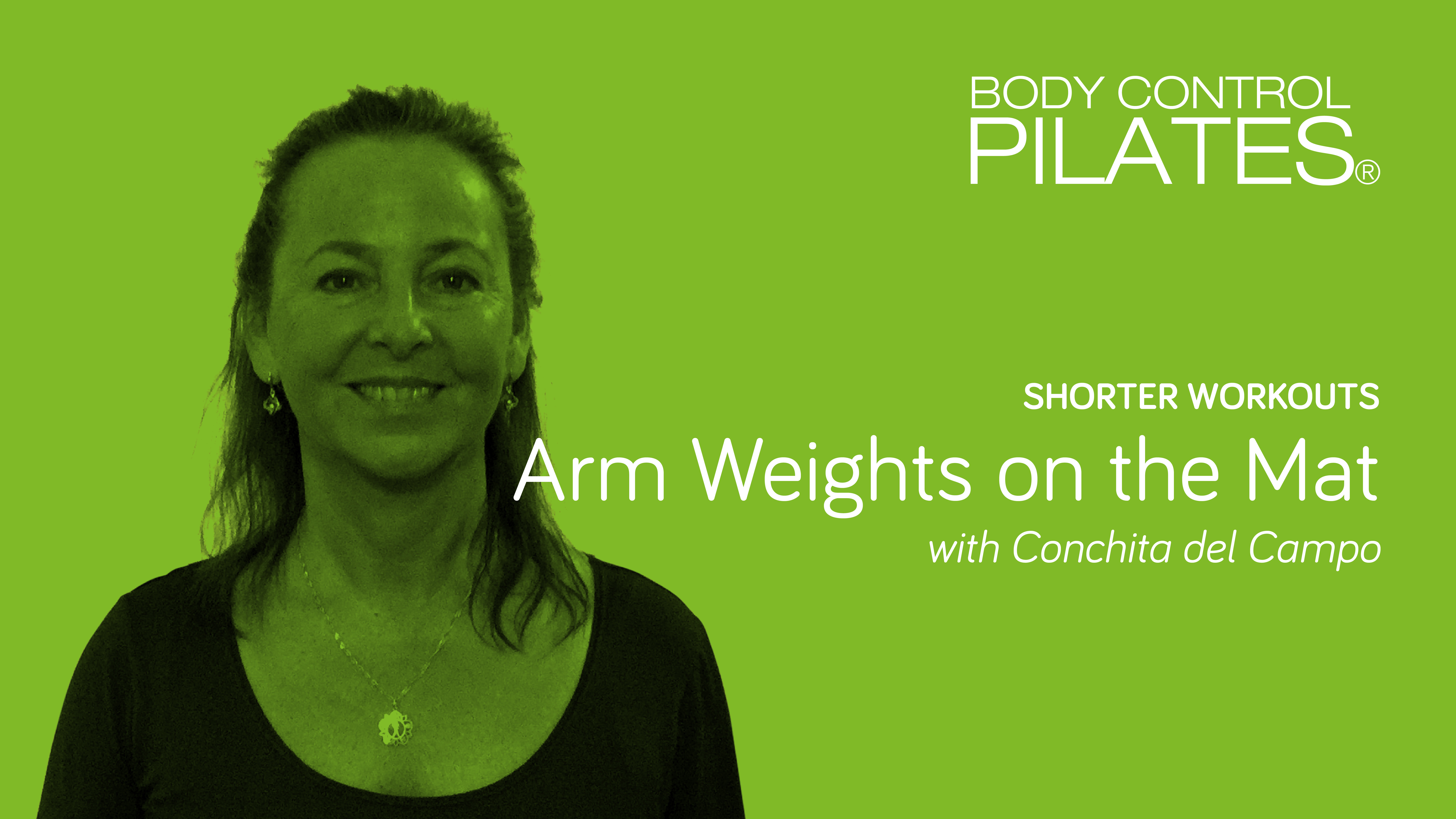 Shorter Workouts: Arm Weights on the Mat with Conchita del Campo