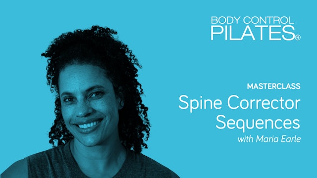 Masterclass: Spine Corrector Sequences with Maria Earle
