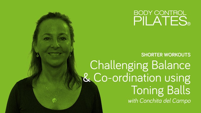 Shorter Workouts: Toning Balls with Conchita del Campo