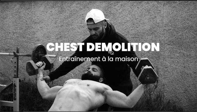 CHEST DEMOLITION AT HOME | PECTORAUX ...
