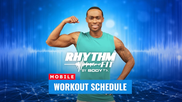Rhythm Fit Schedule (Mobile)