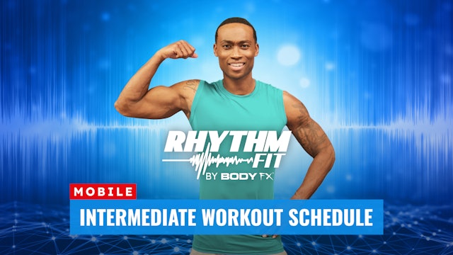 Rhythm Fit Schedule - Intermediate (Mobile)