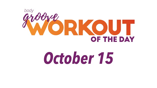 Workout Of The Day - October 15, 2023...