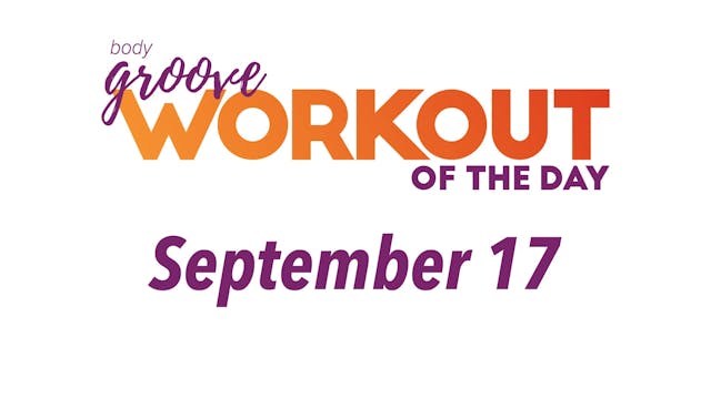 Workout Of The Day - September 17