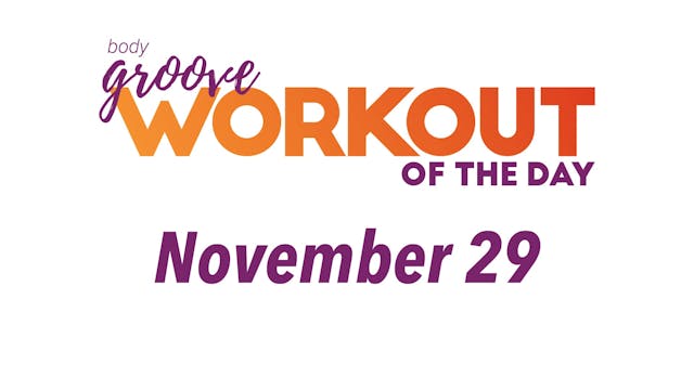 Workout Of The Day - November 29