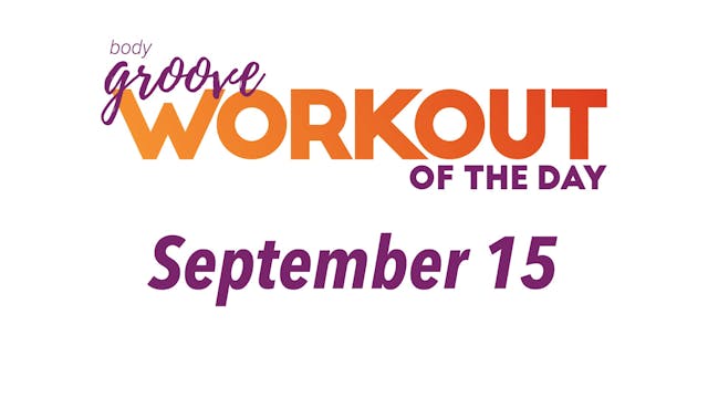 Workout Of The Day - September 15