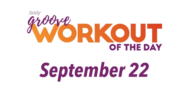 Workout Of The Day - September 22, 2023 - Single Video