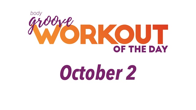 Workout Of The Day - October 2